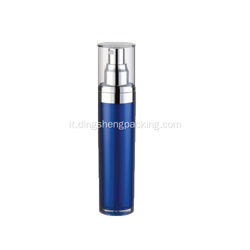 Pompa di lozione blu acrilica bottiglia spry 50ml